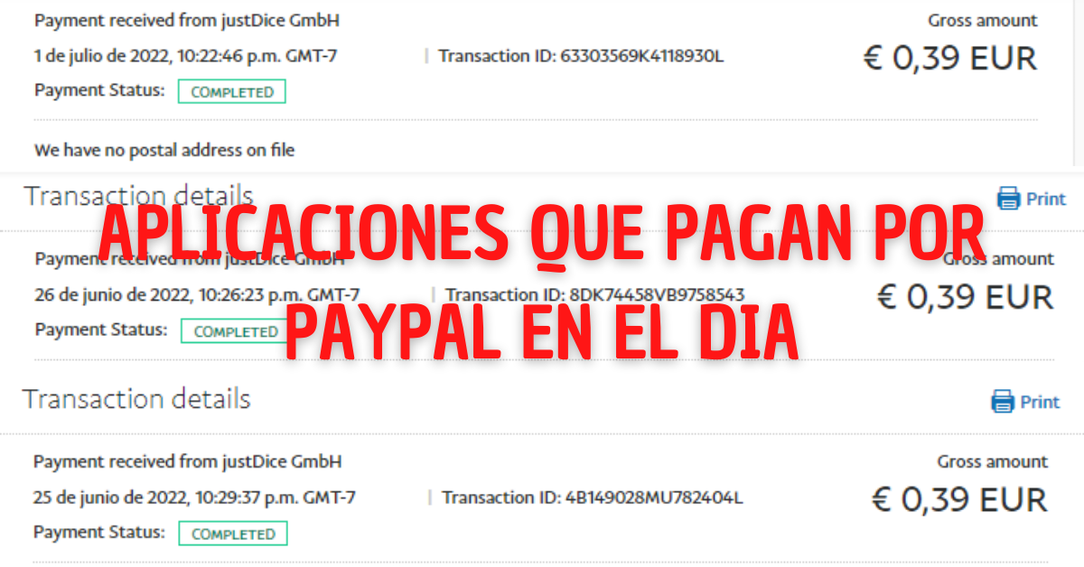 Aplicaciones que pagan por paypal en el dia